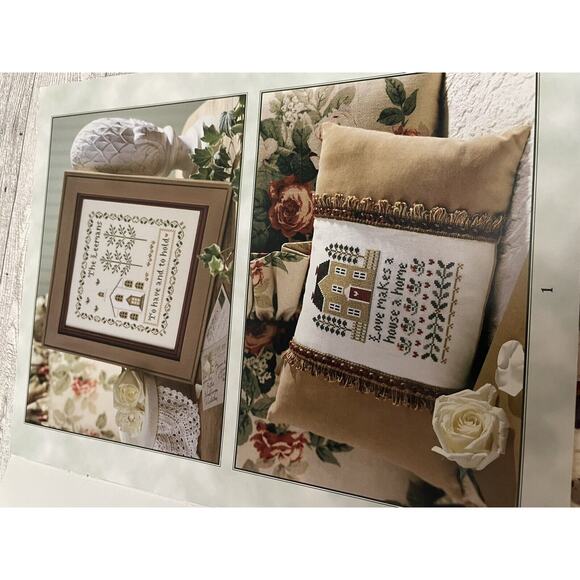 Cross Stitch Pattern Book Lot Country Whittenburg Wedding Samplers Inspirational - Picture 9 of 11